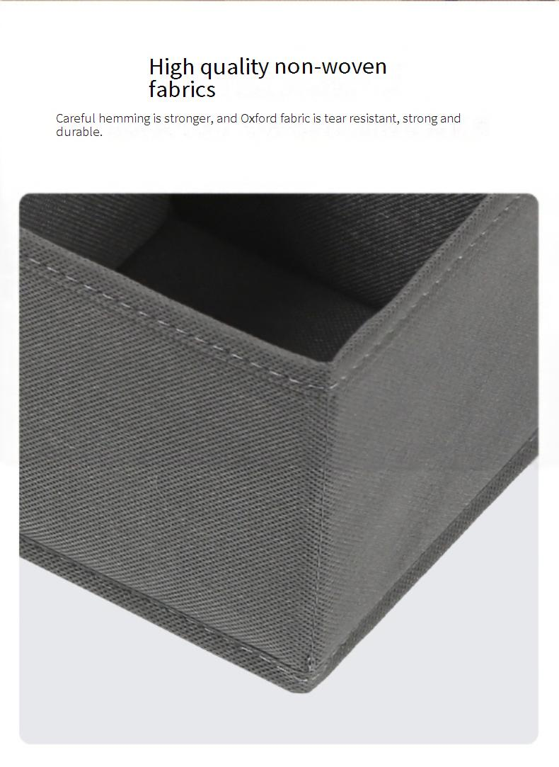 Foldable Underwear Drawer Storage Box Wardrobe Partition Clothes Socks Storage Box Bra Drawer Storage Divider_voghion.com