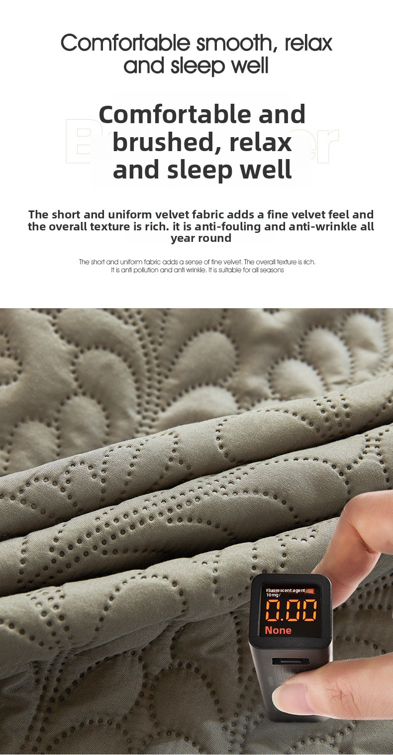 Protège-matelas matelassé imperméable - Style drap-housse (couche de coton respirante, hypoallergénique, anti-acariens, antidérapante, lavable en machine)_voghion.com