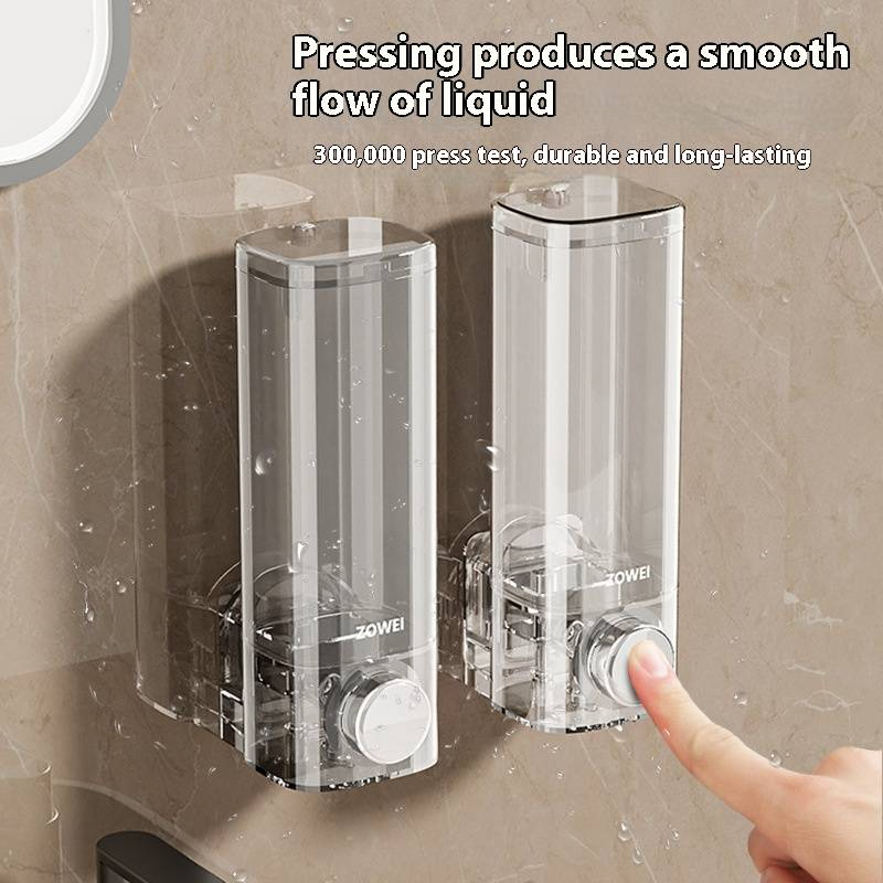 Wall-Mounted Double-Layer Tissue Box Holder – Waterproof Bathroom & Kitchen Paper Dispenser (Durable Plastic, No Drill Installation)_voghion.com