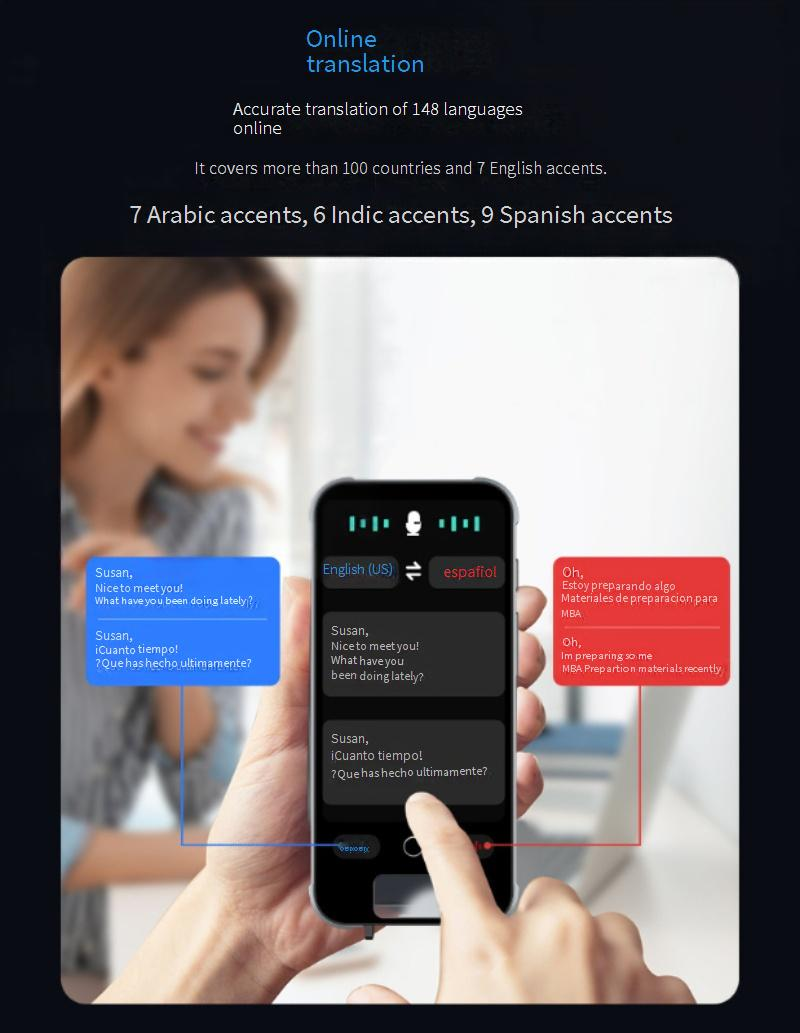 S25PRO Multilingual Translation Pen - Instant Scan & Voice Translator For Travel, Study & Business (Grey)_voghion.com