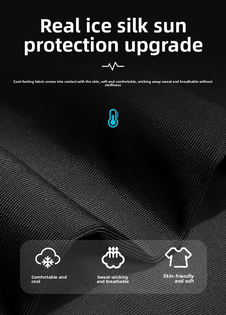 Rock Brothers Summer Sun Protection Ice Silk Unisex Magic Headscarf Fishing Neck Gaiter Breathable Cycling Mask_voghion.com