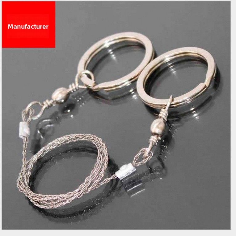 Survival Curve 360 Degree Rotation Outdoor Sports Must-Have Chain Steel Wire Rope Saw Tool_voghion.com