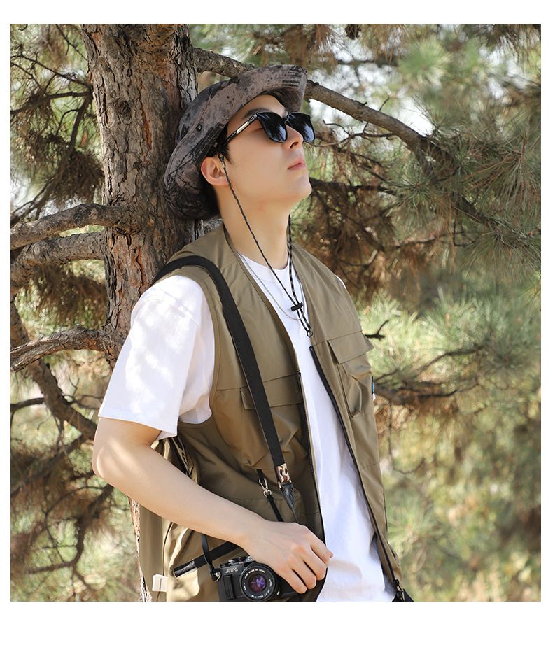 Cappello da pescatore per esterni, protezione solare, asciugatura rapida, estivo, per il tempo libero, stile giapponese, pieghevole, a tesa larga_voghion.com