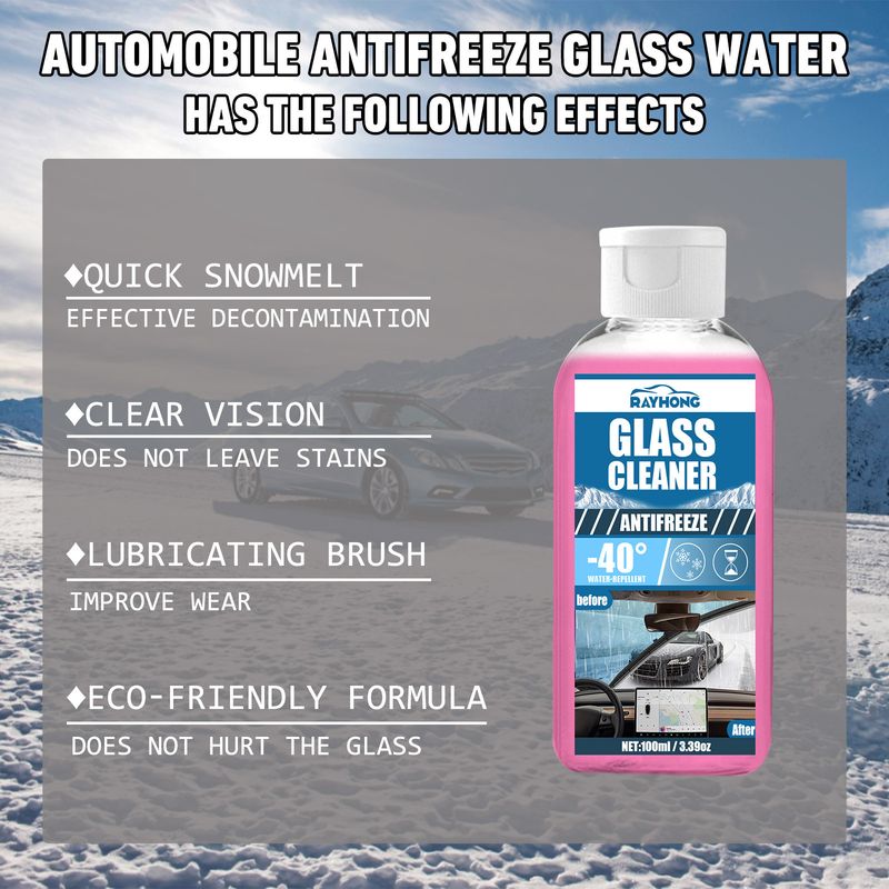 Antifreeze glass water Car windshield antifreeze rain oil film clean decontamination glass clean water_voghion.com