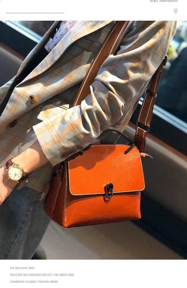 Toptrends Vintage Vera Pelle Tracolla Larga Borse a Tracolla per Donna Trend Er Borse da Donna con Manico Corto_voghion.com