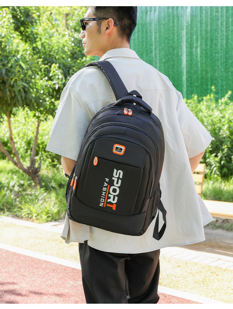 Mochila impermeable premium para portátil de negocios y viajes: compartimento para portátil de 14 pulgadas, tela Oxford resistente y correas de hombro ergonómicas._voghion.com