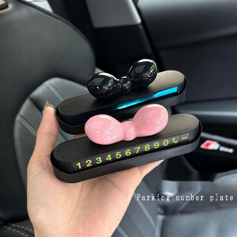 Temporary Parking 2024 New Model Number Plate Dopamine Creative Cute Car Mobile Phone Sign_voghion.com