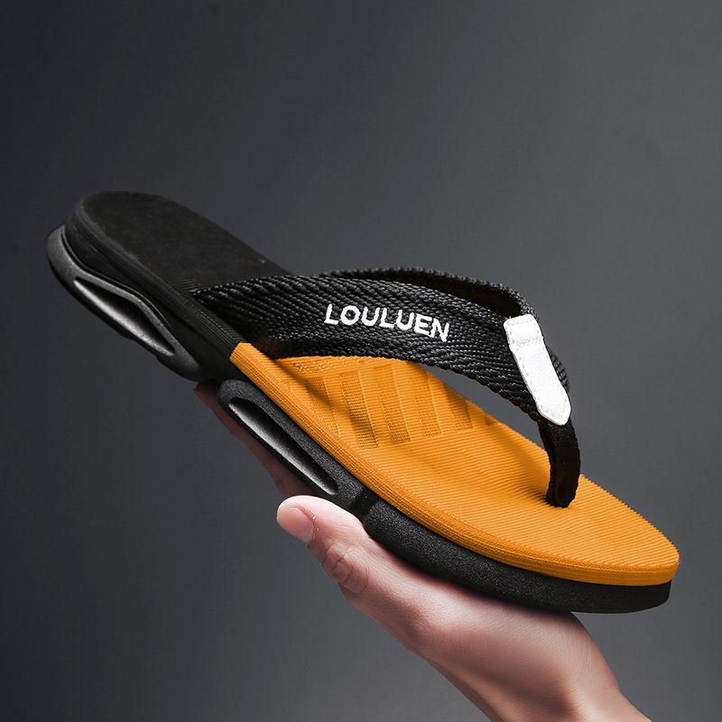 Sandali estivi a spina di pesce con suola spessa Lu Lu'an per uomo, pantofole antiscivolo, nuove scarpe da spiaggia alla moda per esterni_voghion.com