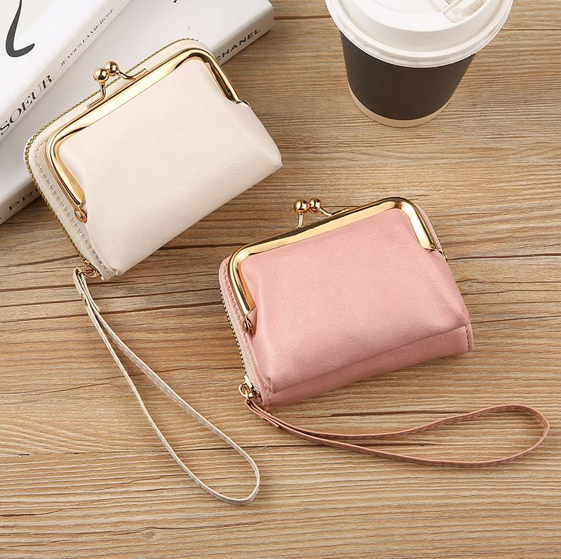 Portafoglio Zero alla moda per nuove donne Porta carte da donna transfrontalieri Portafoglio Zero Portafoglio con cerniera Posizioni multiple per carte Portafoglio retrò_voghion.com
