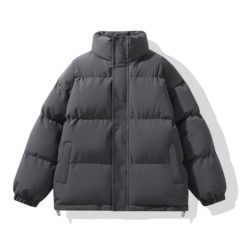 Herrenbekleidung Maßgeschneiderte Baumwolljacken für den Winter, lockere Baumwolljacken mit Stehkragen, warme und dicke lässige Baumwolljacken für Paare_voghion.com
