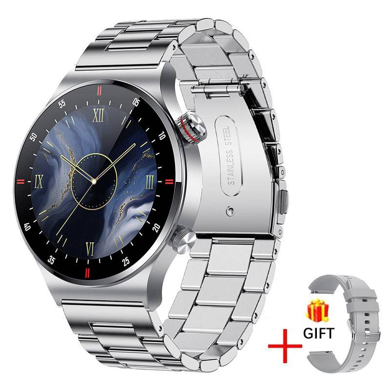 Heart rate blood pressure blood oxygen monitoring music playback remote control photo taking Bluetooth call business smart watch_voghion.com
