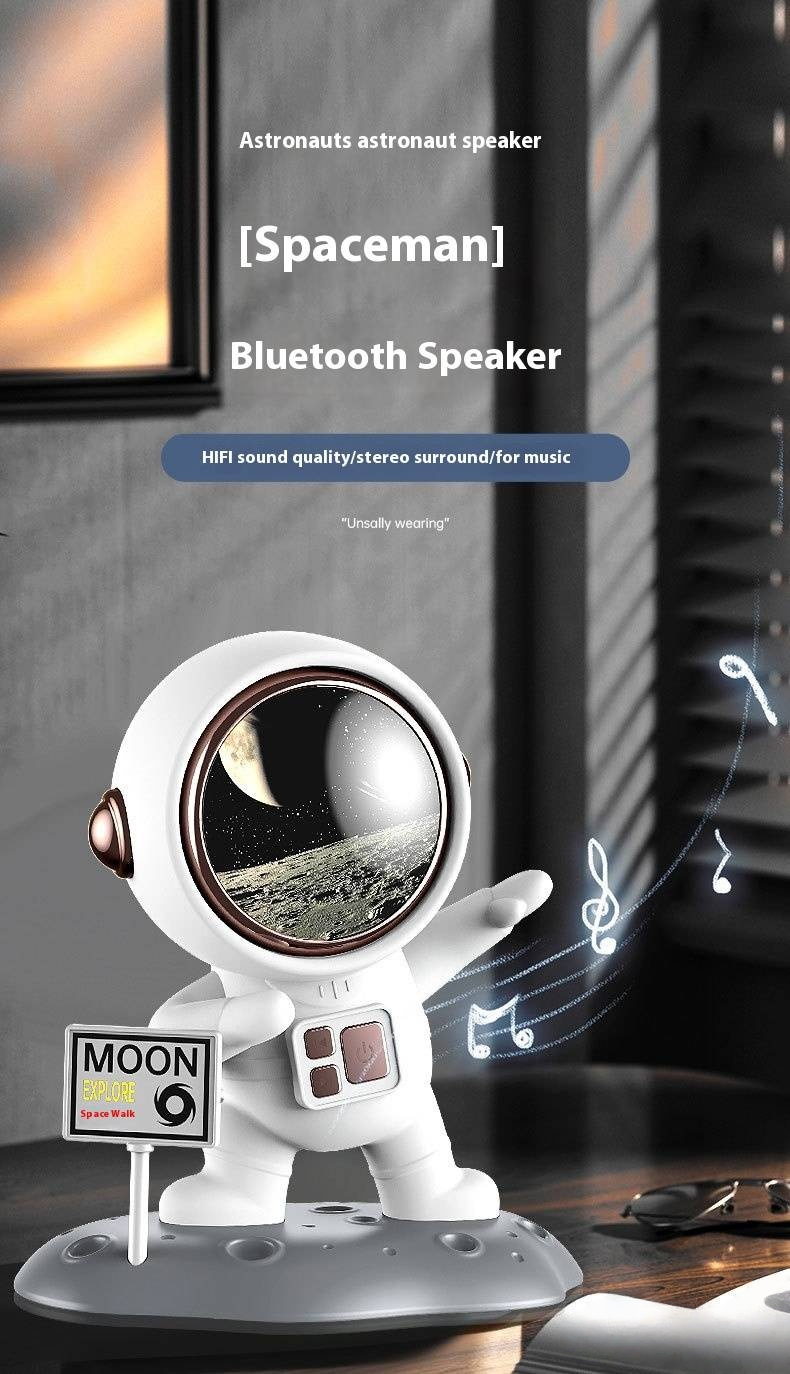 Enceinte Bluetooth portable avec lecture USB (mini enceinte sans fil pour bureau/extérieur - Batterie rechargeable, carte TF et entrée AUX, cadeau idéal)_voghion.com