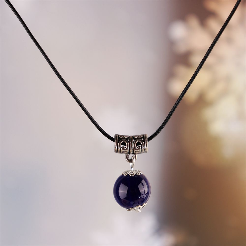 Collane minimaliste Jingdezhen, collane girocollo di nicchia, design di nicchia, ideali come regali per migliori amiche, studenti, coppie, collane con ciondolo_voghion.com