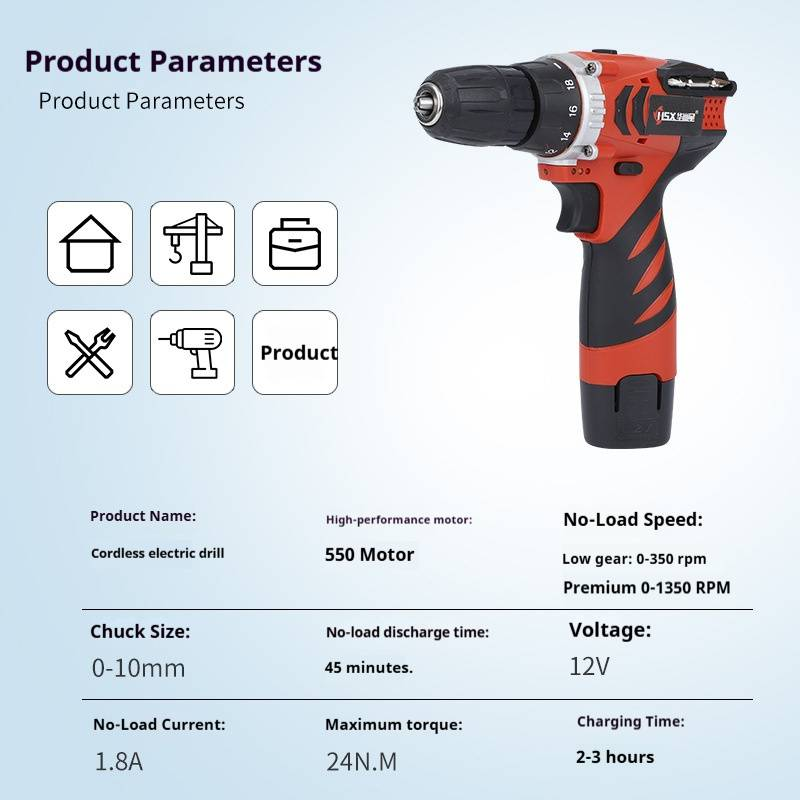Cordless Lithium-Ion Drill With Multi-Speed Control & Reversible Function – Lightweight & Powerful For DIY & Professional Use_voghion.com