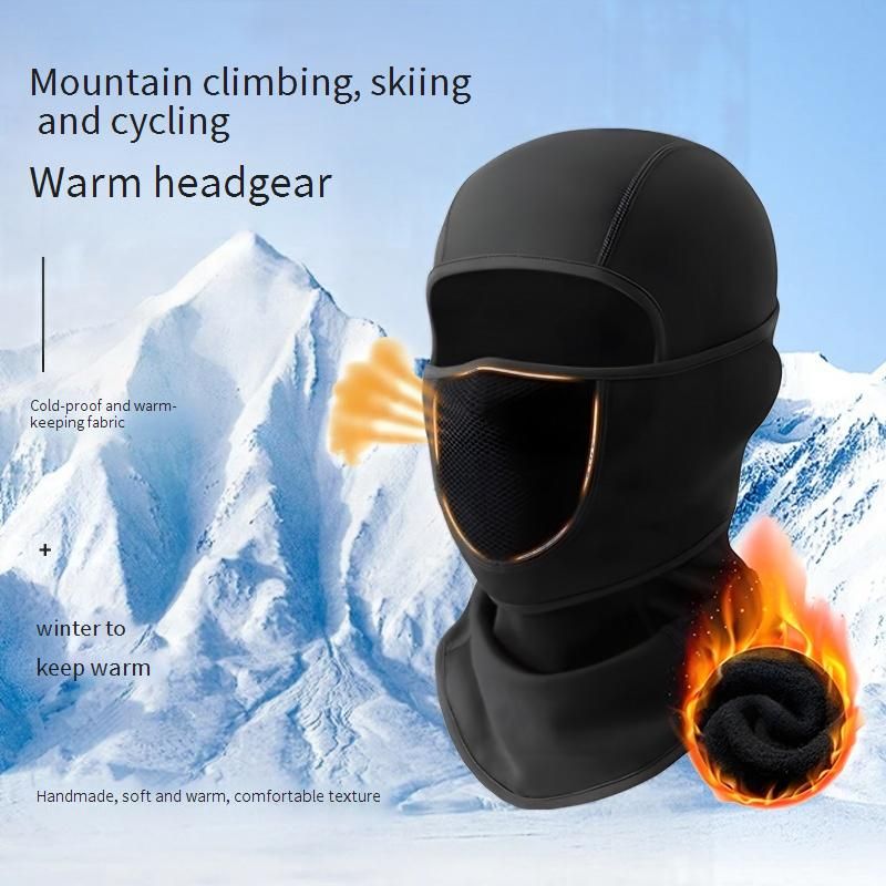 Unisex Winter Balaclava Face Mask For Cycling Skiing - Breathable Warm Adjustable Neck Gaiter With Full Face Cover_voghion.com