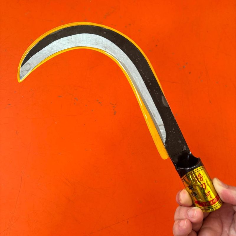 Machete – Lama forgiata di alta qualità per tagliare erba, piante di banana ed erbacce marine (opzioni lama a foglia/curva/seghettata)_voghion.com