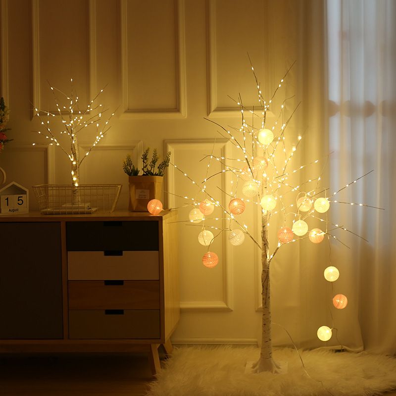LED Birch Tree Lights For Christmas Decorations - Warm White & Cool White Options - Battery Operated & Remote Control_voghion.com