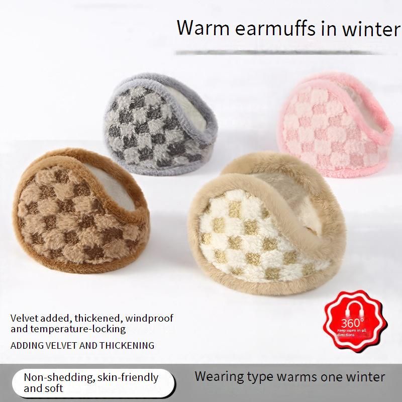 Winterwarme Fleece-Ohrenschützer für Damen und Herren – faltbar, verstellbar, winddichter Gehörschutz für Outdoor-Aktivitäten, Radfahren und kaltes Wetter_voghion.com