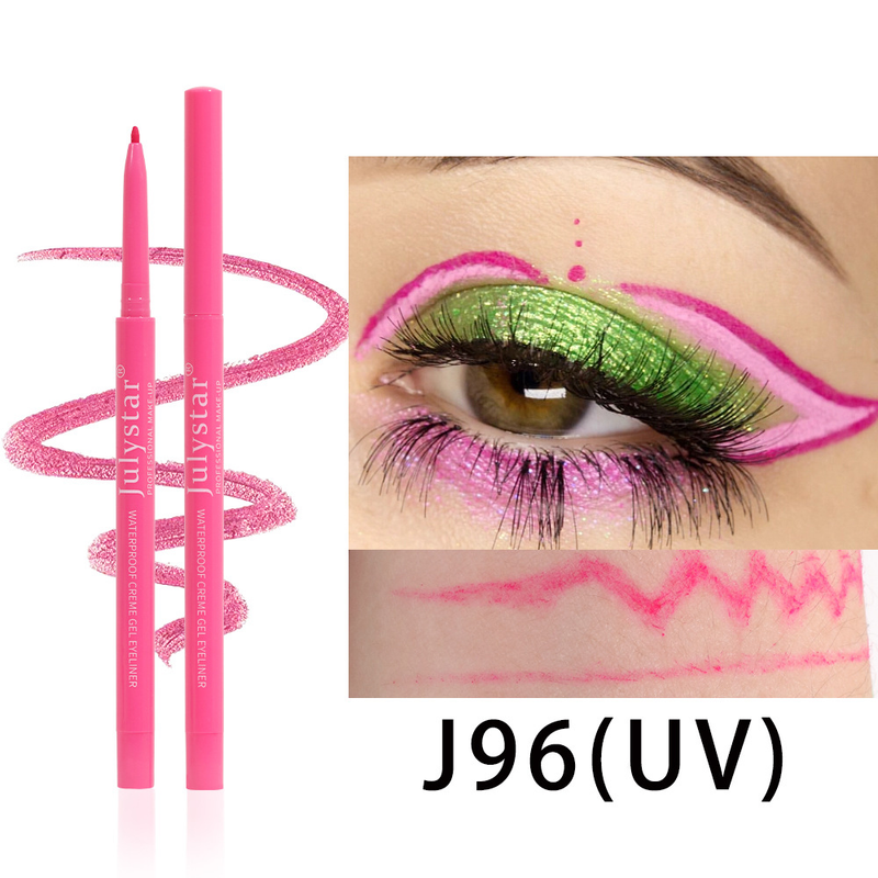 Julystar fluorescent color waterproof eyeliner gel_voghion.com