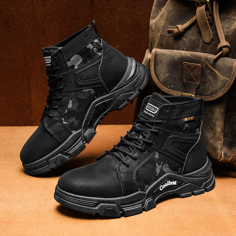 New Martin Popular Autumn And Winter Desert Outdoor Mountaineering Anti Slip Camo Men's Boots_voghion.com