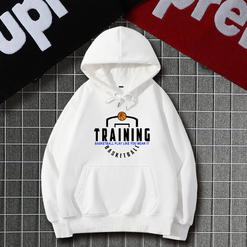 Męska odzież CBA treningowy kombinezon bluza jesień młodzież gimnazjum liceum uczeń koszykówka kaptur długi rękaw kurtka_voghion.com