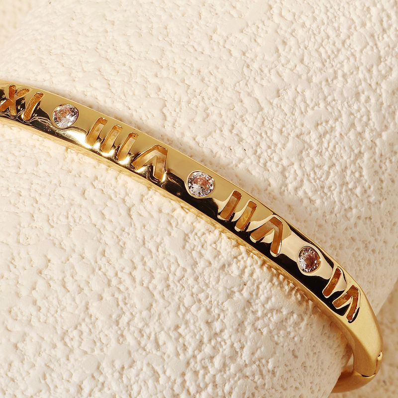 Bracciale aperto con chiodo di diamanti da donna, gioielli per cene di nozze, gioielli di lusso di nicchia, bracciale con zirconi leggeri_voghion.com