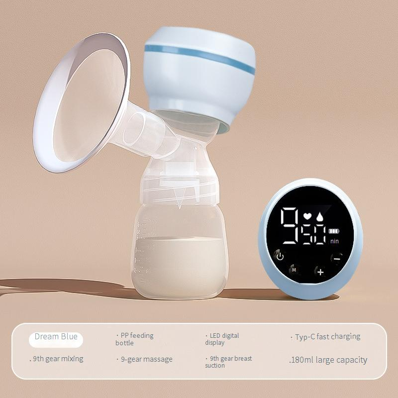 Electric Integrated Breast Pump Automatic Milking Machine For Pregnant Women To Collect Milk After Delivery Single Sided Manual Suction Force_voghion.com