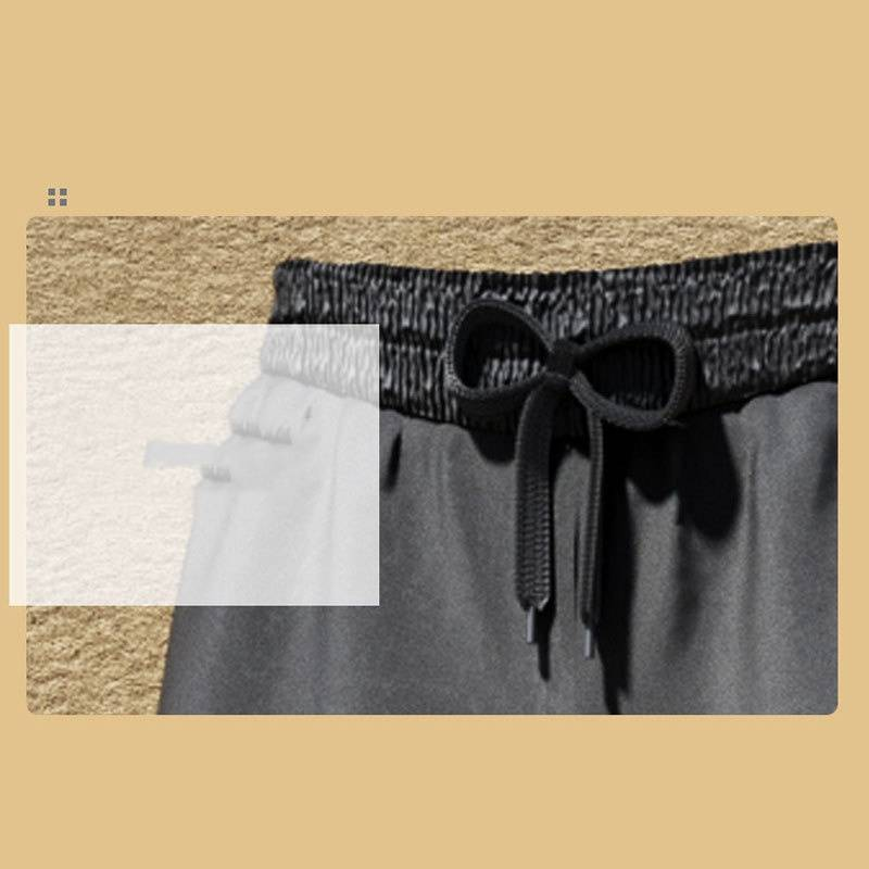 Bañador de secado rápido de doble capa para hombre, antivergüenza, de ángulo plano, conjunto esencial de equipo de natación._voghion.com