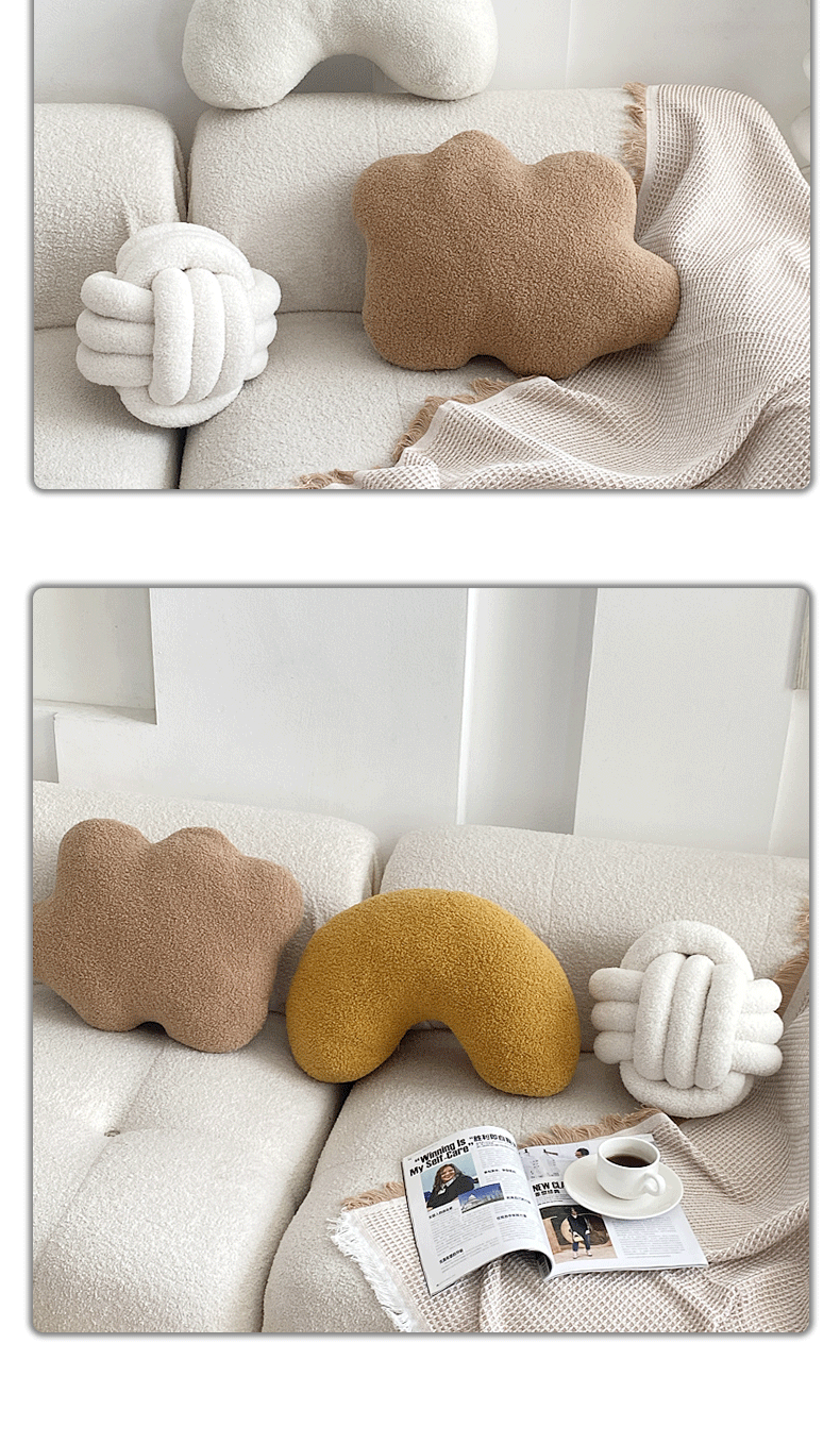 Modernes geometrisches Dekokissen-Set – Einzigartige Form, dekorative Kissen für Sofa/Bett_voghion.com