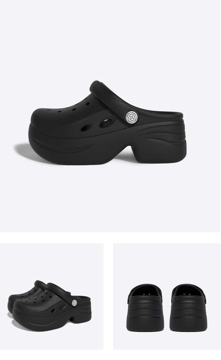 Chaussures à talons hauts pour petites filles, chaussures d'été rehaussantes pour femmes à semelles épaisses, chaussures d'extérieur polyvalentes, sandales à bout fermé DIY_voghion.com
