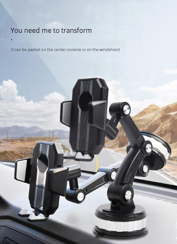 Universal Car Windshield Phone Mount - Super Strong Suction Cup Holder For Truck/SUV With 360° Rotation (Anti-Shake Design)_voghion.com