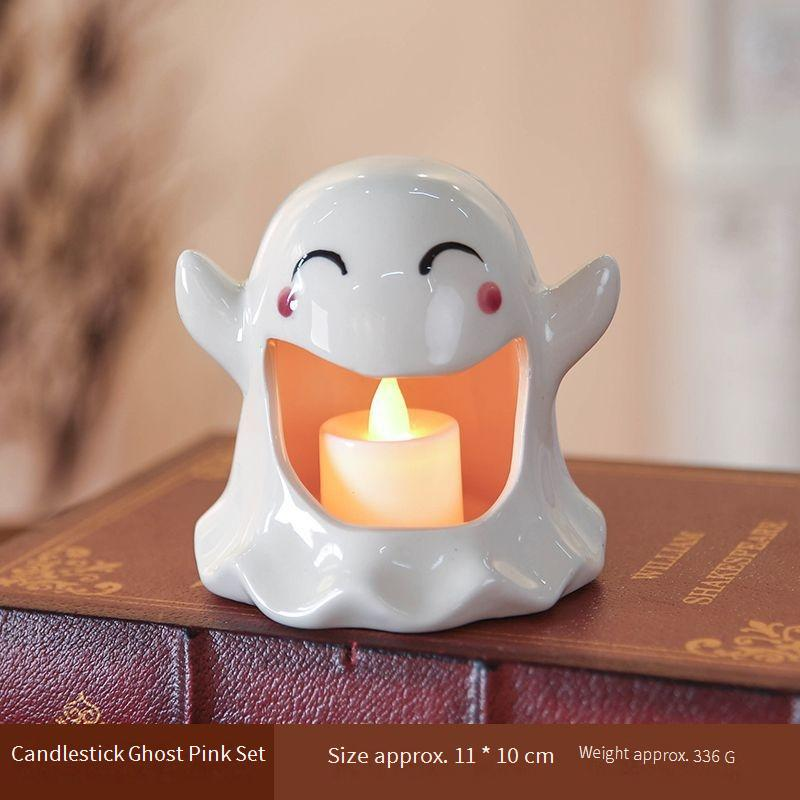 Halloween Glow-in-the-Dark Squishy Ghost & Pumpkin Toys For Kids – Stress Relief, Sensory Play, And Spooky Fun (Multiple Styles)_voghion.com