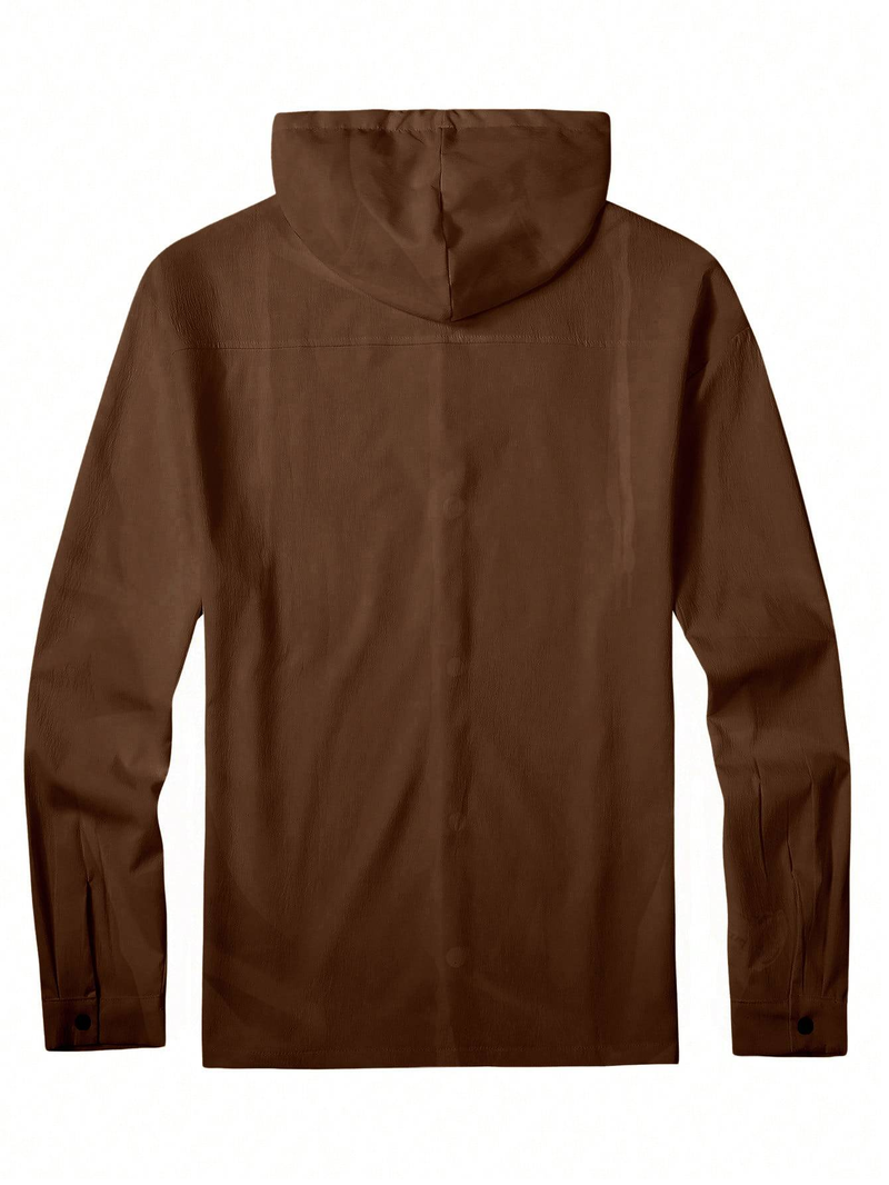 Neues Kapuzen-Sweatshirt mit Knopfleiste für Herren – Hochwertige Baumwollmischung mit modernem Streetwear-Touch_voghion.com