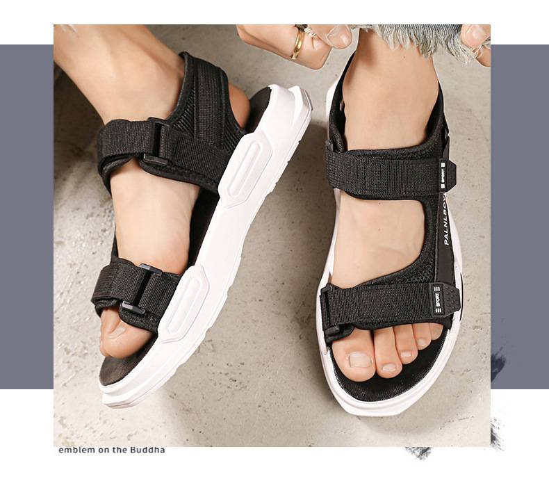 Herrensandalen, Neuer Stil Im Jahr 2025, Rutschfest, Dickbesohlte, Strandschuhe, Weiche Sohlen, Freizeitsport, Höhenvergrößerung, Sandalen Mit Hausschuhen_voghion.com