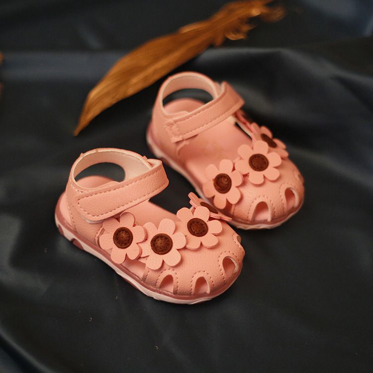Kinder Schuhe Sommer neue stil baby mädchen kleinkind schuhe baby schuhe weichen boden nicht-rutsch verschleiß-beständig 0-1-3 jahre altes mädchen schuhe sandalen_voghion.com