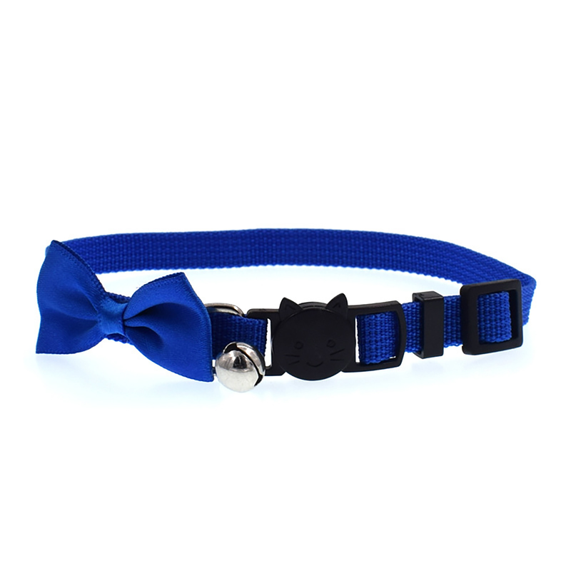 Collar para gato Guangying, color sólido, estilo lazo, herramienta de tracción ajustable, accesorios duraderos para mascotas para exteriores_voghion.com