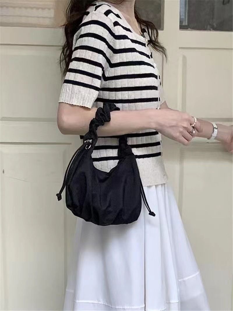 Nischendesign-Unterarmtasche für Damen, neue trendige Mode, lässige, vielseitige Umhängetasche aus Nylon_voghion.com