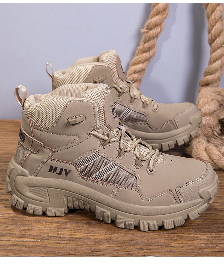 Zees Cross-Border Plus Size Spezialkräfte Militär Russische Feld Wüste Verschleißfeste Trainings-Kampfstiefel Outdoor Wandern_voghion.com