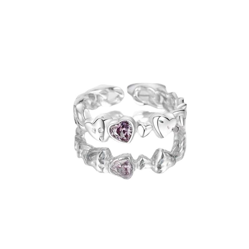 【Anello di vendita calda】Anello da donna con serpente nero con perline e design di nicchia_voghion.com