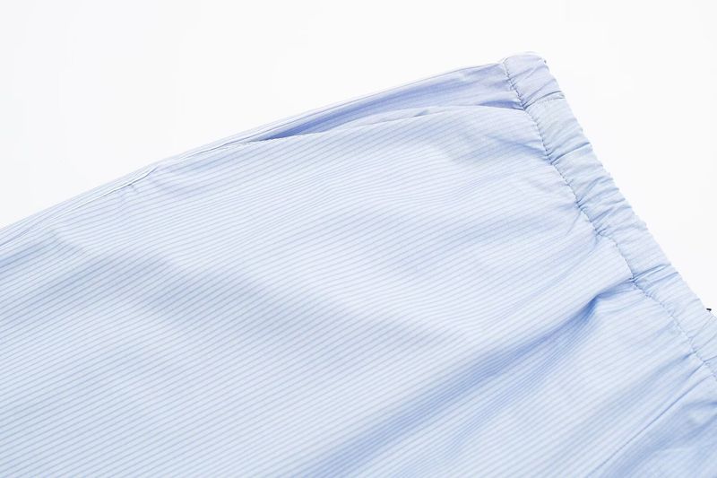Women s Spring New Casual Striped Pajama Style Pants_voghion.com