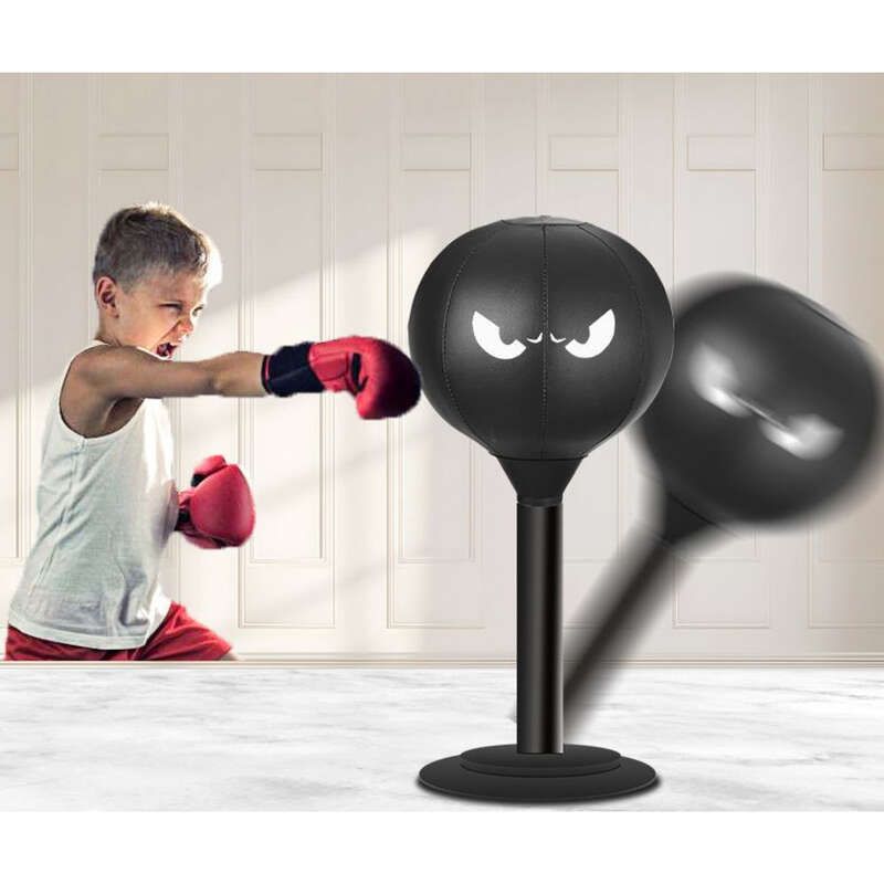 Innendørs Hjem Voksen Barneleker Campus Anti-mobbing Vertikal Rebound Boksing Speed Ball Reaction Target Fitness_voghion.com