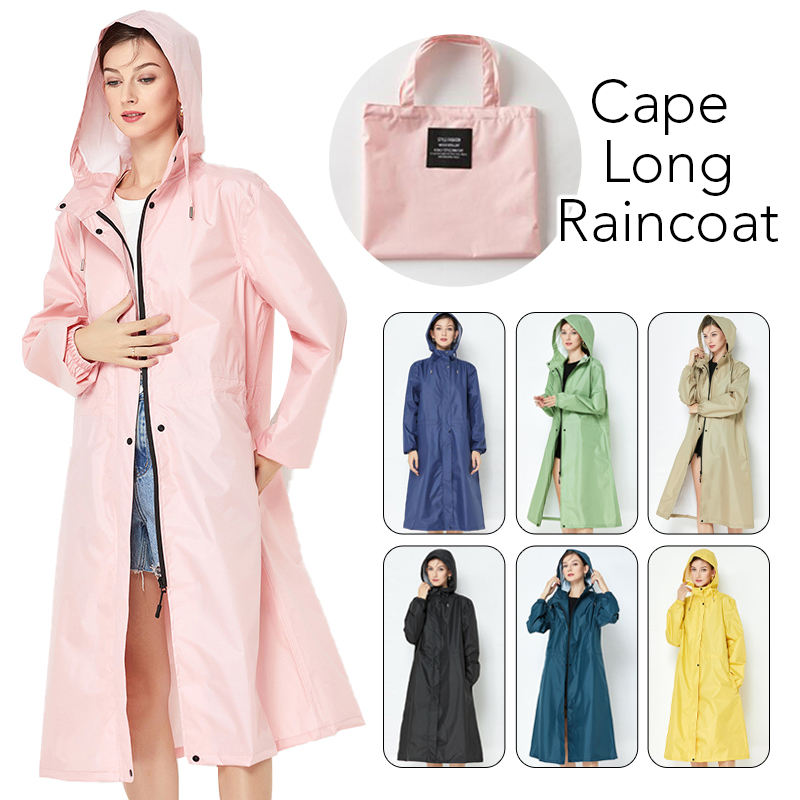 Dammen Waasserdicht Laang Reenmantel Damen Reenmantel Kapuzen Trenchjacket Windbreaker Liicht Outdoor Wanderreenkleeder_voghion.com