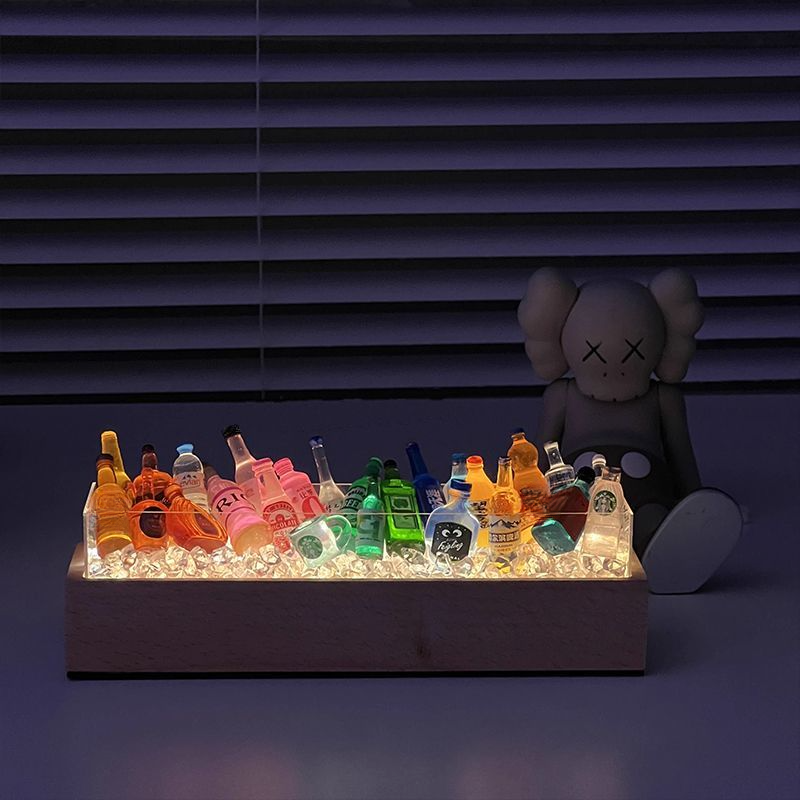 【 4139 Leit Kollektioun 】 DIY Gefriersimulatioun Wäifläsch Nuecht Desktop Schlofkummer Nuecht Liicht Dekoratiounsluucht_voghion.com