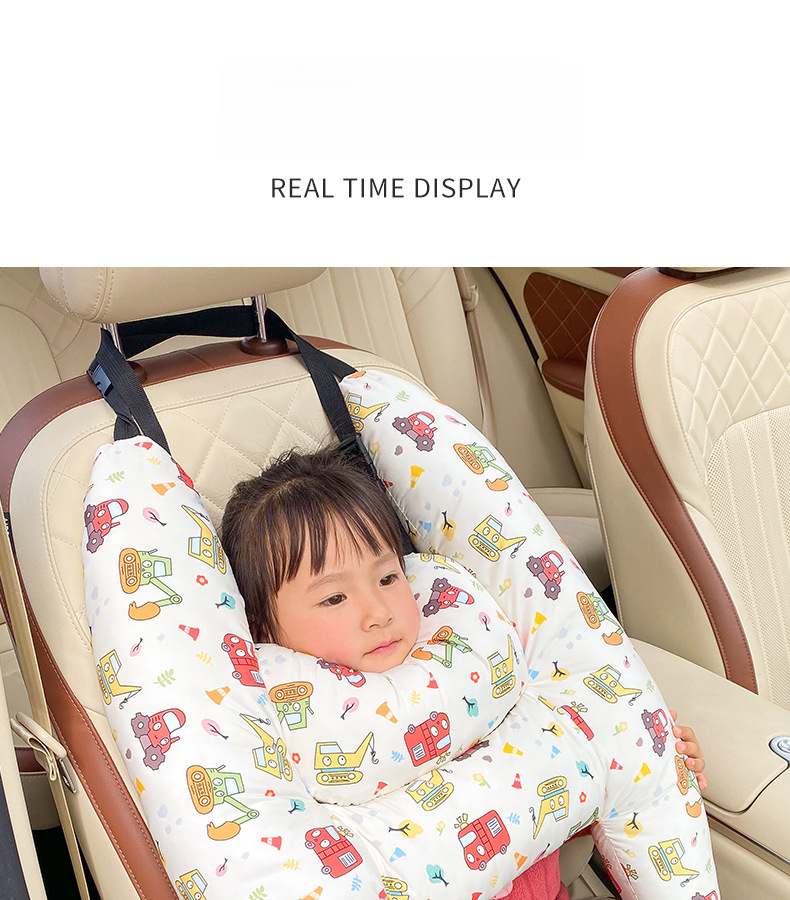 Car child safety rear seat, a pair of babies, in car sleeping pillow, shoulder protector, anti pinch neck_voghion.com