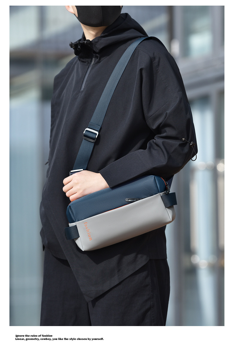 Borsa da petto da uomo: nuovi pannelli leggeri e alla moda, elegante borsa a tracolla, semplice pettorale da pendolarismo, borsa a tracolla da uomo da viaggio all'aperto_voghion.com