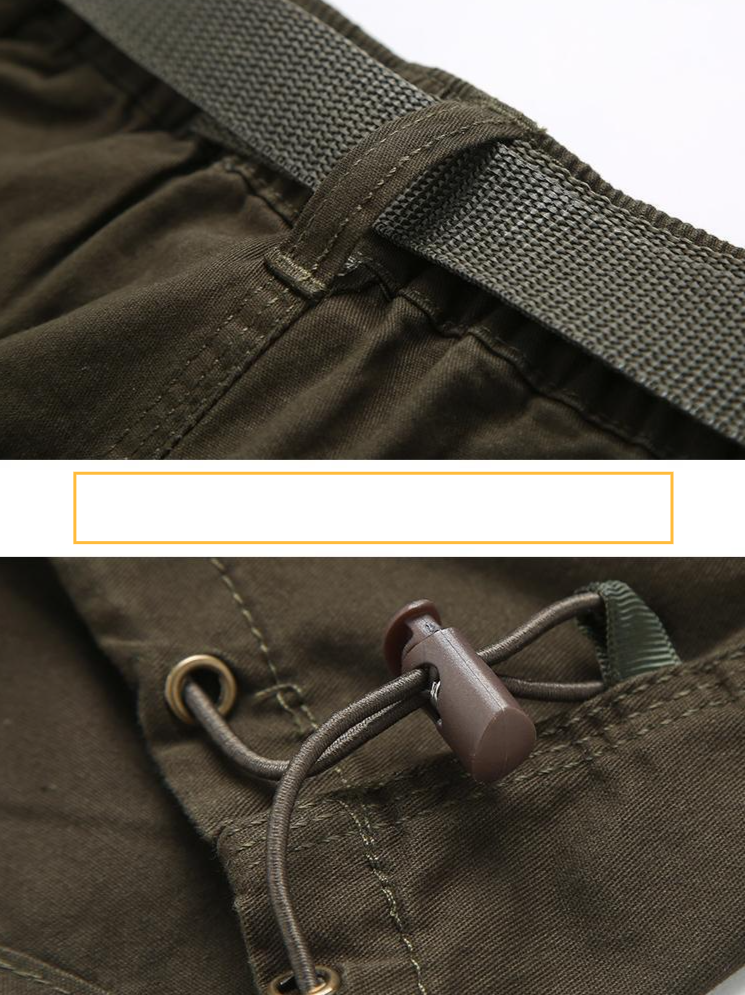 Pantalones cortos de trabajo multibolsillos para hombre, de verano, para exteriores, talla grande, informales, recortados, venta al por mayor_voghion.com
