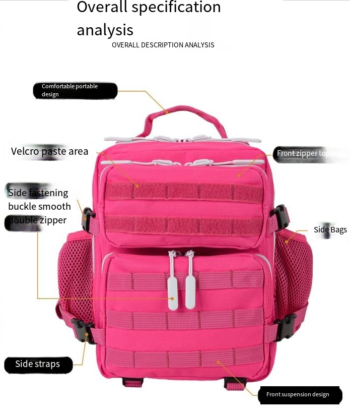 Mochila mini para niñas de 9L, mochila multifunción, mochila deportiva para fitness, montañismo y senderismo_voghion.com