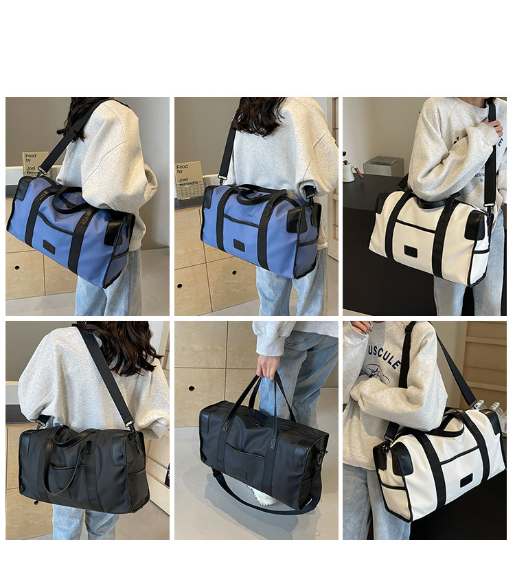 Short Distance Portable Sports Fitness Bag Large Capacity Travel Bag High Appearance Level Portable Foldable Luggage Storage Bag_voghion.com