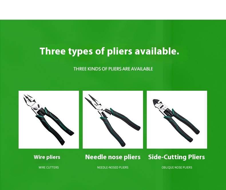 Professional Multi-Function Wire Cutter - Heavy Duty Steel Wire Cutting Pliers With Cr-V Steel Blades For Effortless Cutting_voghion.com