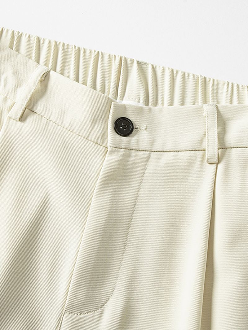 A Pair Of Men's Simple And Versatile Straight-leg Loose Trousers, A High-waisted Suit With Casual Pants, Exudes A Sense Of Sophistication And Luxury!_voghion.com